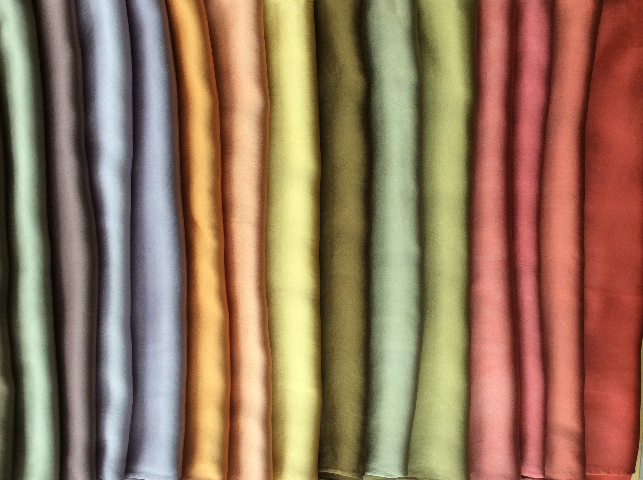 Fungi Dyed Scarves